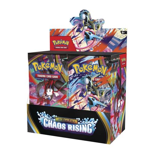 Pokemon Mega Evolution Chaos Rising Booster Box (36 Packs) - New & Sealed