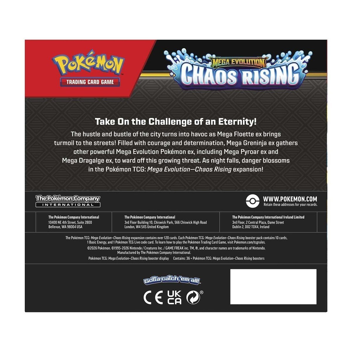 Pokemon Mega Evolution Chaos Rising Booster Box (36 Packs) - New & Sealed – Photo 4