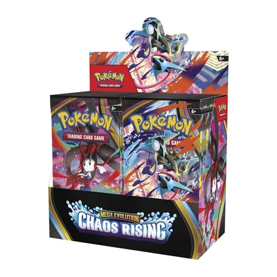 Pokemon Mega Evolution Chaos Rising Booster Box (36 Packs) - New & Sealed